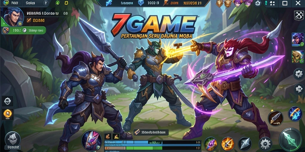 Tampilan gameplay seru di 7GAME dengan pertarungan intens.