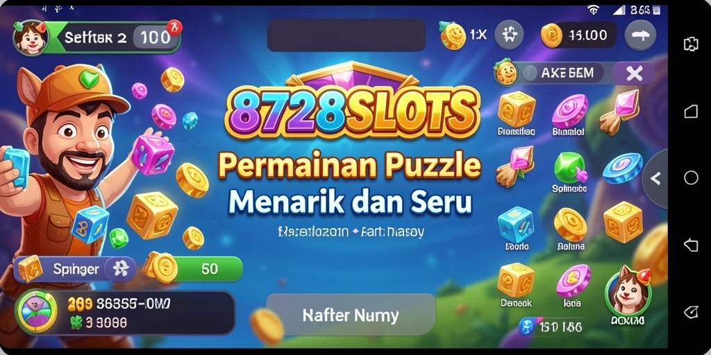 Tampilan gameplay <strong>8728SLOTS</strong> yang menantang dan penuh warna.