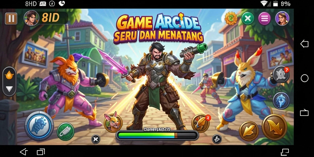 Tampilan utama 8ID dengan gameplay yang seru dan menantang