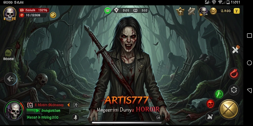 Gameplay horor yang mencekam dan menegangkan di ARTIS777.