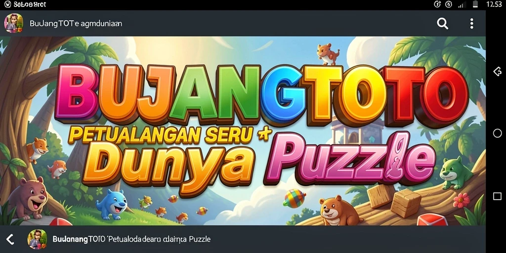 Tampilan gameplay menarik dari BUJANGTOTO dengan berbagai puzzle.