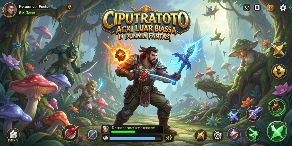 Gameplay seru dalam petualangan ARPG yang menegangkan.