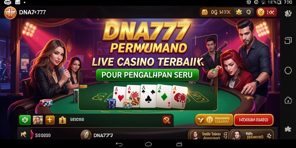 Gameplay Live Casino yang mendebarkan dengan dealer profesional.