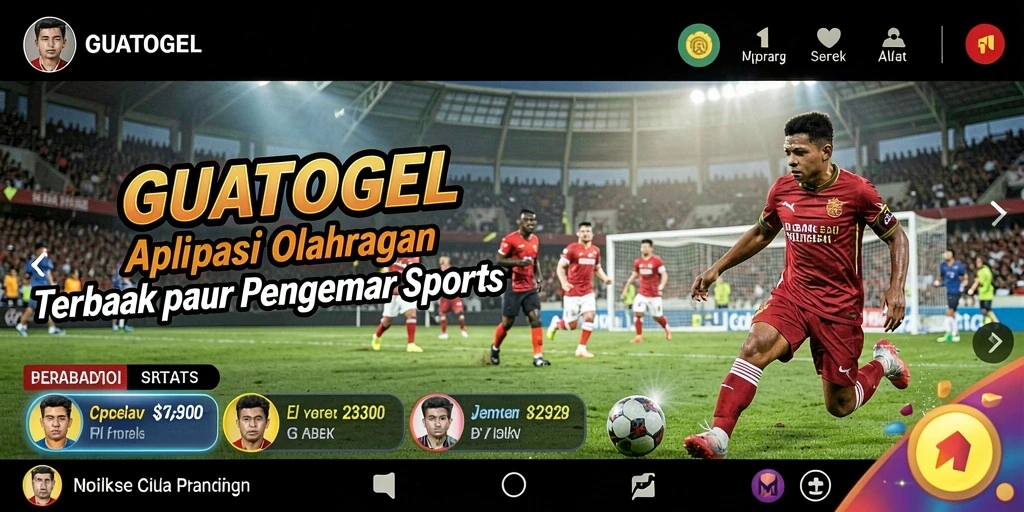 Screenshot GUATOGEL menampilkan aksi seru dari gameplay olahraga.
