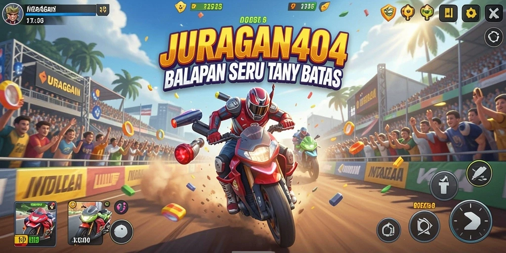 Tampilan gameplay JURAGAN404 yang menegangkan dan menarik.