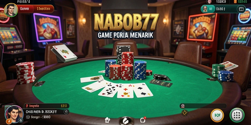 Gameplay poker yang mendebarkan dalam NABOB77, tampilkan aksi seru antar pemain.