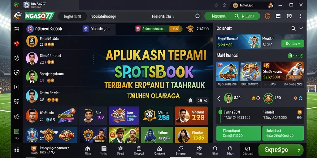 Screenshot utama NGASO77 menampilkan tampilan antarmuka yang menarik.