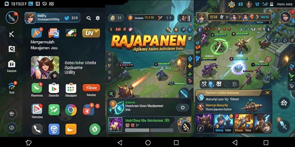 Tampilan antarmuka utama RAJAPANEN yang menarik dan fungsional.