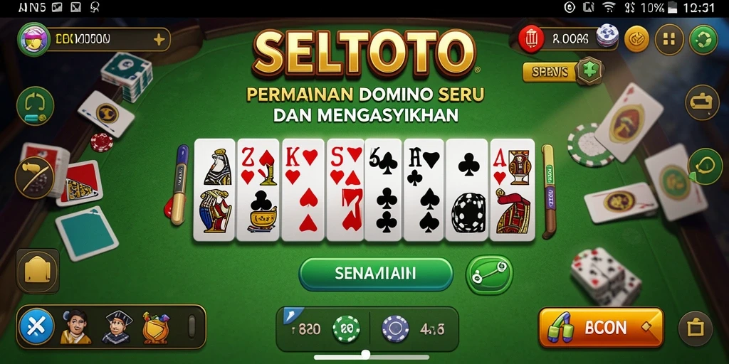 Tampilan utama gameplay SELTOTO yang menarik dan interaktif.